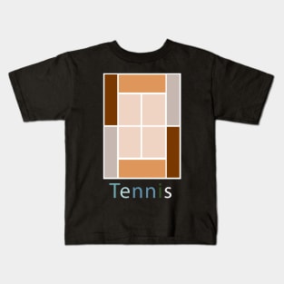 Tennis Court Kids T-Shirt